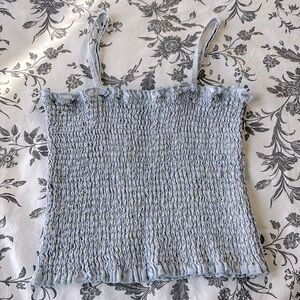 Brandy Melville Ally Smocked Tank Top